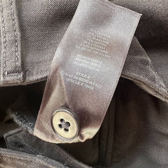 ARITZIA Wilfred Free Black Denim like Wide Leg Trousers Pants Size 00 - Picture 8 of 9